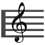 🎼 Emoji Partitura Musical na Apple iOS 6.0.