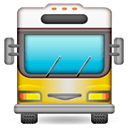 🚍 Emoji Vorderansicht Bus Apple iOS 6.0.