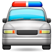 🚔 Emoji Vorderansicht Polizeiwagen Apple iOS 6.0.