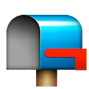 📭 Emoji offener Briefkasten ohne Post Apple iOS 6.0.