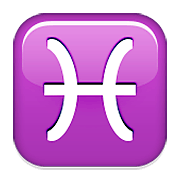 Emoji ♓ Segno Zodiacale Dei Pesci su Apple iOS 6.0.