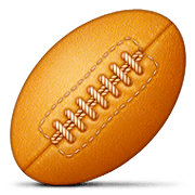 🏉 Emoji Rugbyball Apple iOS 6.0.