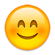 😊 Emoji Rosto Sorridente Com Olhos Sorridentes na Apple iOS 6.0.
