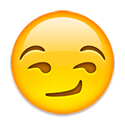 Emoji 😏 Faccina Con Sorrisetto su Apple iOS 6.0.