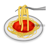 🍝 Emoji Espagueti en Apple iOS 6.0.