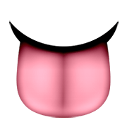 Emoji 👅 Lingua su Apple iOS 6.0.