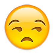 😒 Emoji Rosto Aborrecido na Apple iOS 6.0.