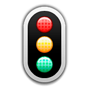 Emoji 🚦 Semaforo Verticale su Apple iOS 6.0.