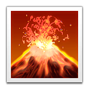 🌋 Emoji Volcán en Apple iOS 6.0.