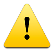Émoji ⚠️ Symbole D’avertissement sur Apple iOS 6.0.