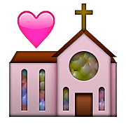 💒 Emoji Iglesia Celebrando Boda en Apple iOS 6.0.