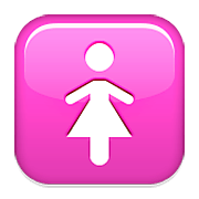 Emoji 🚺 Simbolo Del Bagno Delle Donne su Apple iOS 6.0.