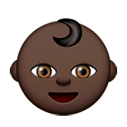 👶🏿 Emoji Bebê: Pele Escura na Apple iOS 8.3.