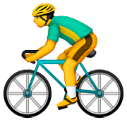 Emoji 🚴 Ciclista su Apple iOS 8.3.
