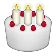 🎂 Emoji Geburtstagskuchen Apple iOS 8.3.