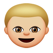Emoji 👦🏼 Bambino: Carnagione Abbastanza Chiara su Apple iOS 8.3.