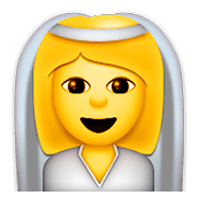 Emoji 👰 Persona Con Velo su Apple iOS 8.3.