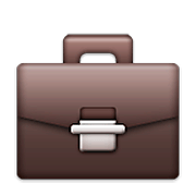 Emoji 💼 Valigetta 24 Ore su Apple iOS 8.3.