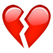 Emoji 💔 Cuore Infranto su Apple iOS 8.3.