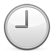 Emoji 🕘 Ore Nove su Apple iOS 8.3.