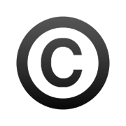 Émoji ©️ Symbole Copyright sur Apple iOS 8.3.