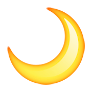Émoji 🌙 Croissant De Lune sur Apple iOS 8.3.