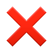 Emoji ❌ Croce su Apple iOS 8.3.