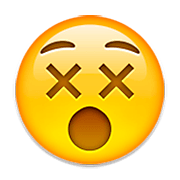 Emoji 😵 Faccina Frastornata su Apple iOS 8.3.