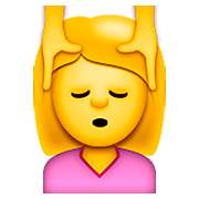 💆 Emoji Person, die eine Kopfmassage bekommt Apple iOS 8.3.