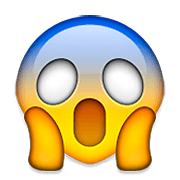 Emoji 😱 Faccina Terrorizzata su Apple iOS 8.3.