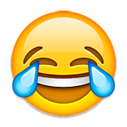 Emoji 😂 Faccina Con Lacrime Di Gioia su Apple iOS 8.3.