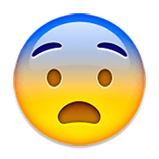 Emoji 😨 Faccina Impaurita su Apple iOS 8.3.