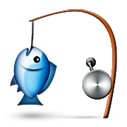 Emoji 🎣 Canna Da Pesca su Apple iOS 8.3.