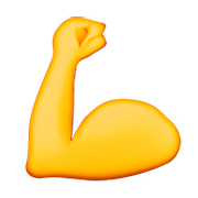 Émoji 💪 Biceps Contracté sur Apple iOS 8.3.