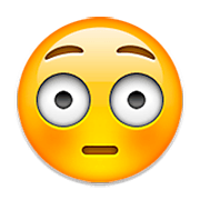 😳 Emoji errötetes Gesicht mit großen Augen Apple iOS 8.3.