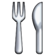 🍴 Emoji Tenedor Y Cuchillo en Apple iOS 8.3.