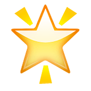 🌟 Emoji Estrela Brilhante na Apple iOS 8.3.