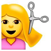 Émoji 💇 Personne Qui Se Fait Couper Les Cheveux sur Apple iOS 8.3.