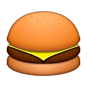 Emoji 🍔 Hamburger su Apple iOS 8.3.