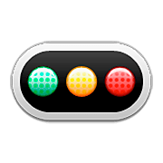 🚥 Emoji horizontale Verkehrsampel Apple iOS 8.3.