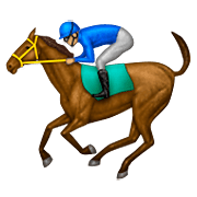 🏇🏽 Emoji Corrida De Cavalos: Pele Morena na Apple iOS 8.3.