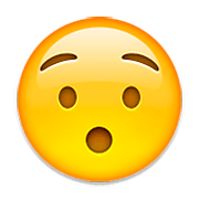😯 Emoji verdutztes Gesicht Apple iOS 8.3.