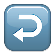 Emoji ↩️ Freccia Curva A Sinistra su Apple iOS 8.3.