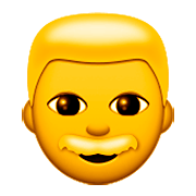 👨 Emoji Hombre en Apple iOS 8.3.