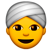 👳 Emoji Person mit Turban Apple iOS 8.3.