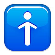 Emoji 🚹 Simbolo Del Bagno Degli Uomini su Apple iOS 8.3.
