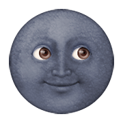Emoji 🌚 Faccina Luna Nuova su Apple iOS 8.3.