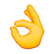 👌 Emoji Señal De Aprobación Con La Mano en Apple iOS 8.3.