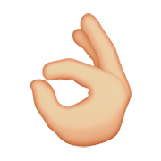 Emoji 👌🏼 Mano Che Fa OK: Carnagione Abbastanza Chiara su Apple iOS 8.3.