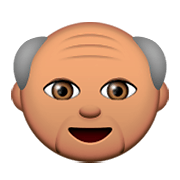 👴🏽 Emoji älterer Mann: mittlere Hautfarbe Apple iOS 8.3.